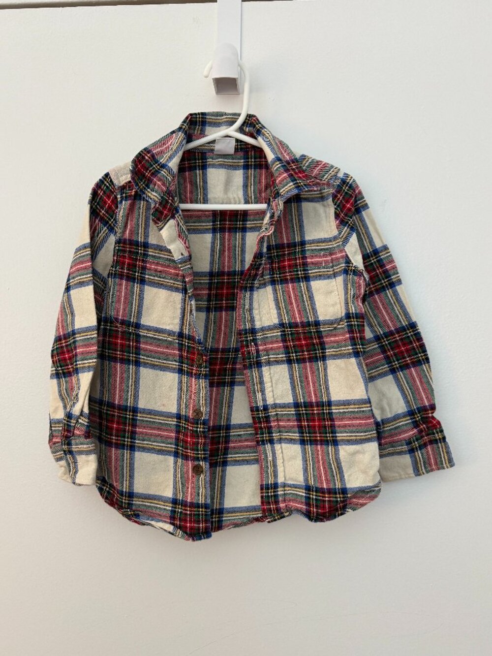 Gap Boys Plaid Button Up.  Size 4